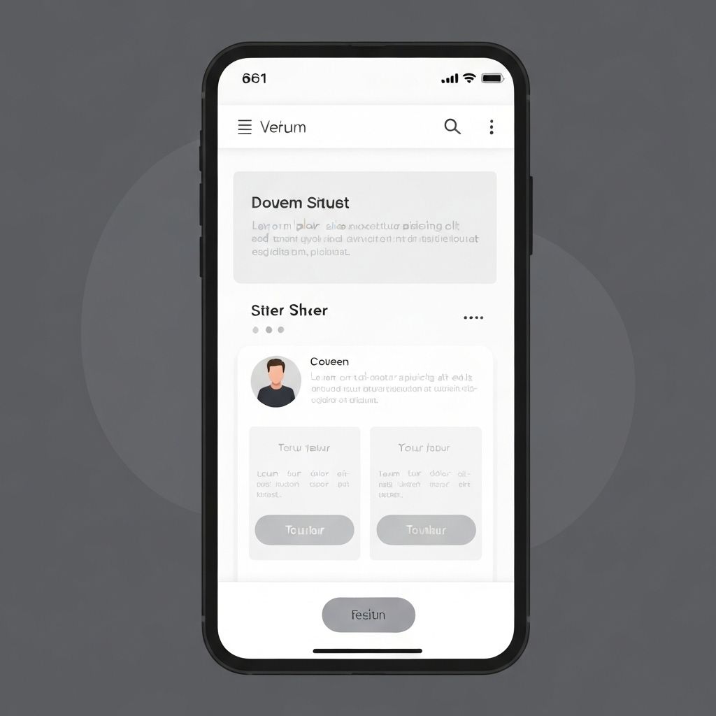 Mobile App UI Design
